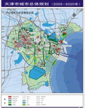 天津城市最新规划图,天津城区规划图