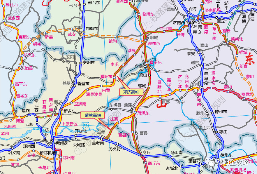 郑济铁路最新规划图揭晓，串联友情故事的铁路线